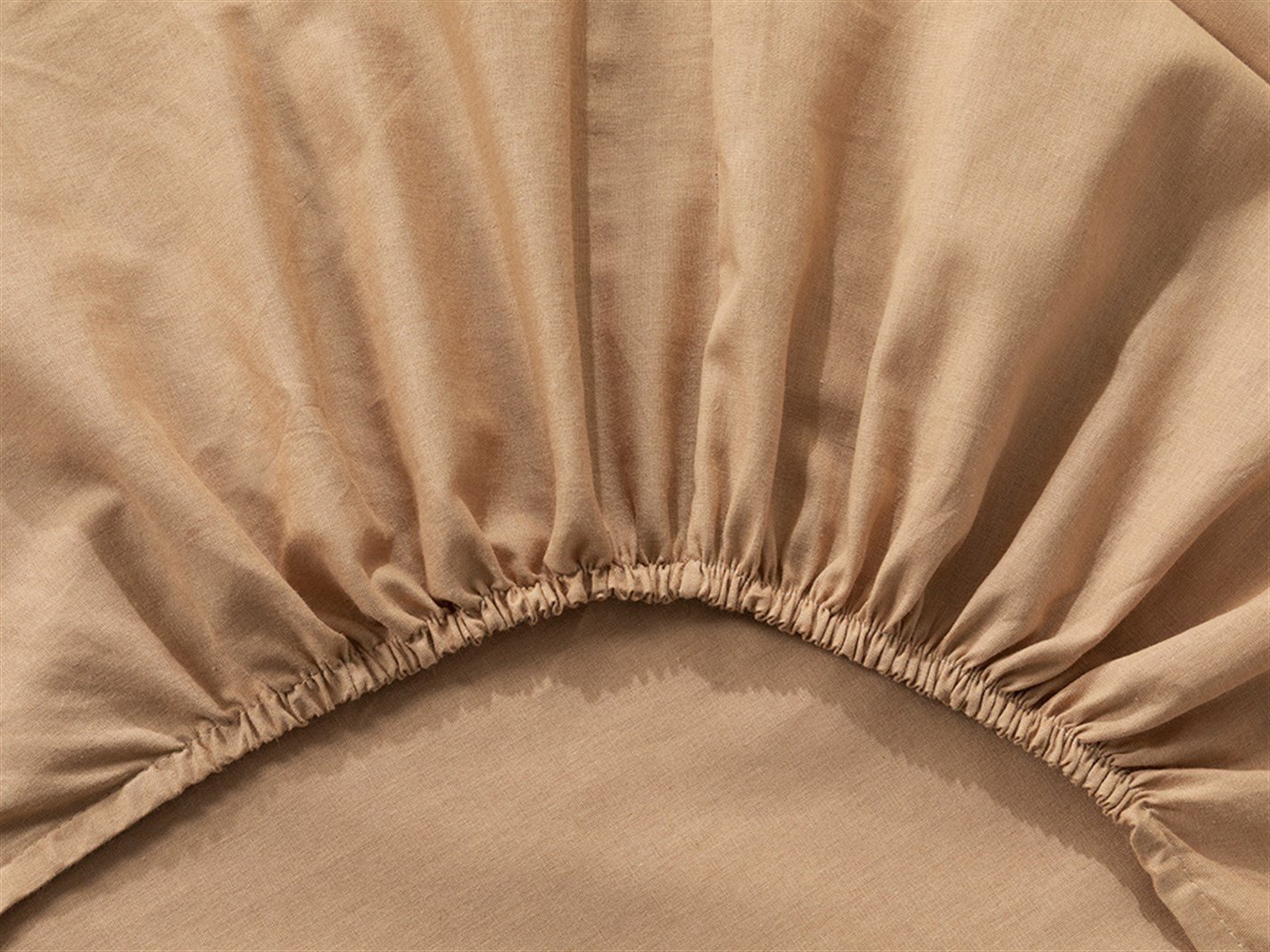 Plain 52 Tel / 132 Numărul de fir Meniu mare 240x220 cm Bej - Cafeniu