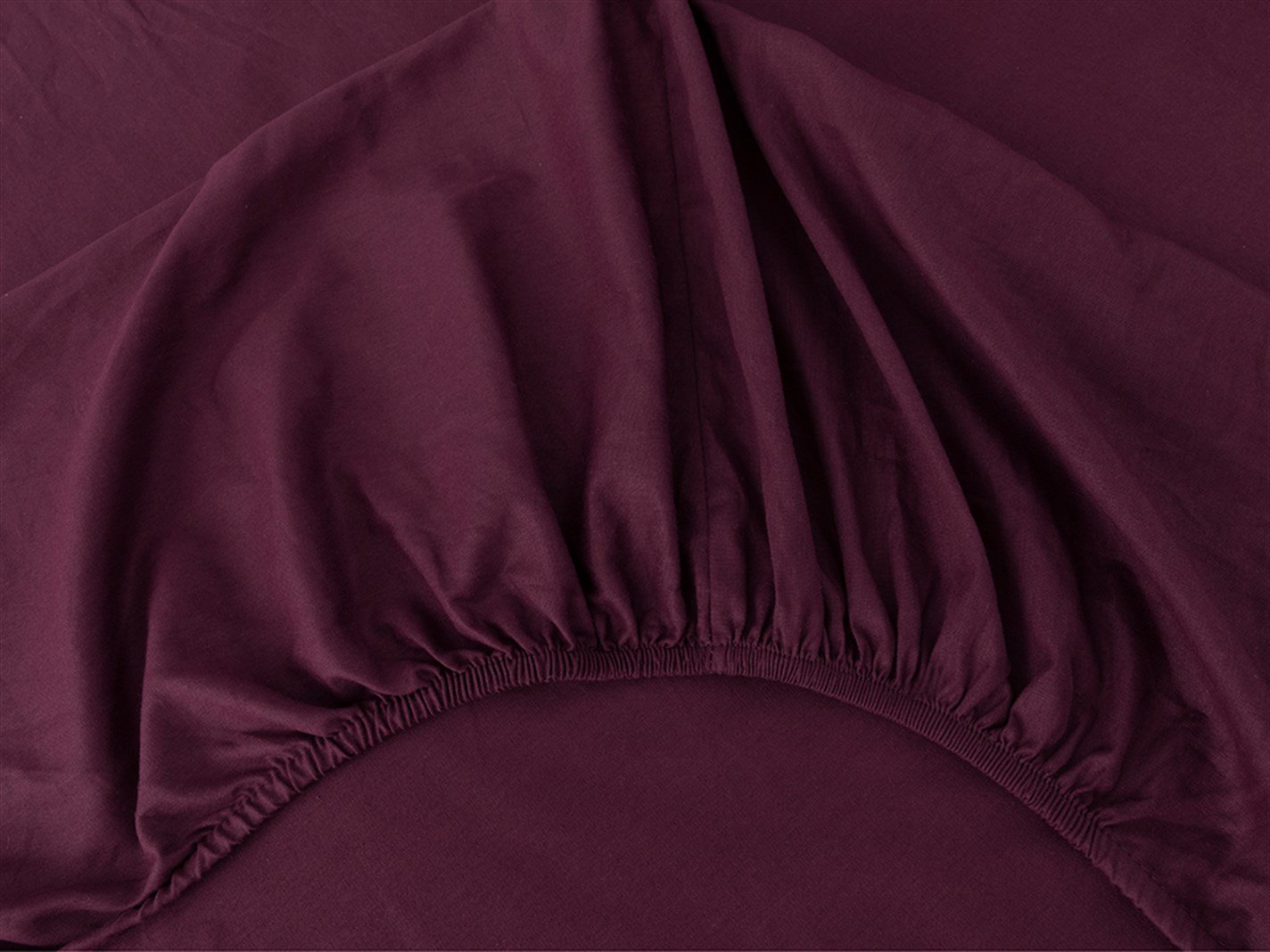 Plain 52 Tel / 132 Numărul de fir Persoană dublă 200x220 cm Muștar-Damson