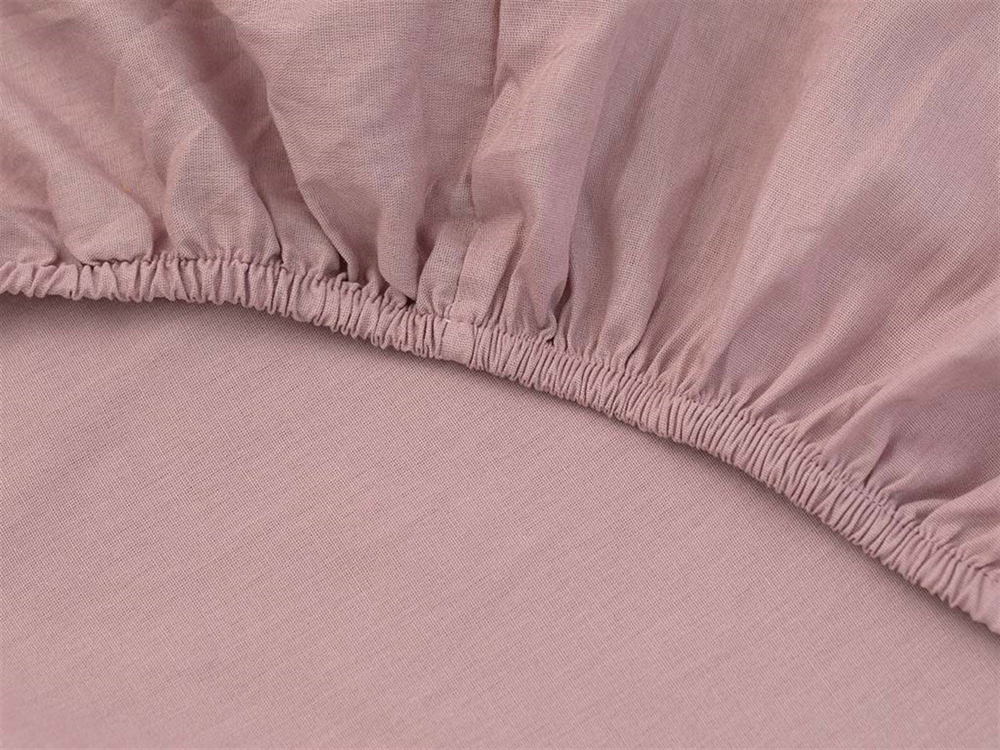 Plain 52 Tel / 132 Numărul de fir Persoană dublă 200x220 cm Liliac-gri