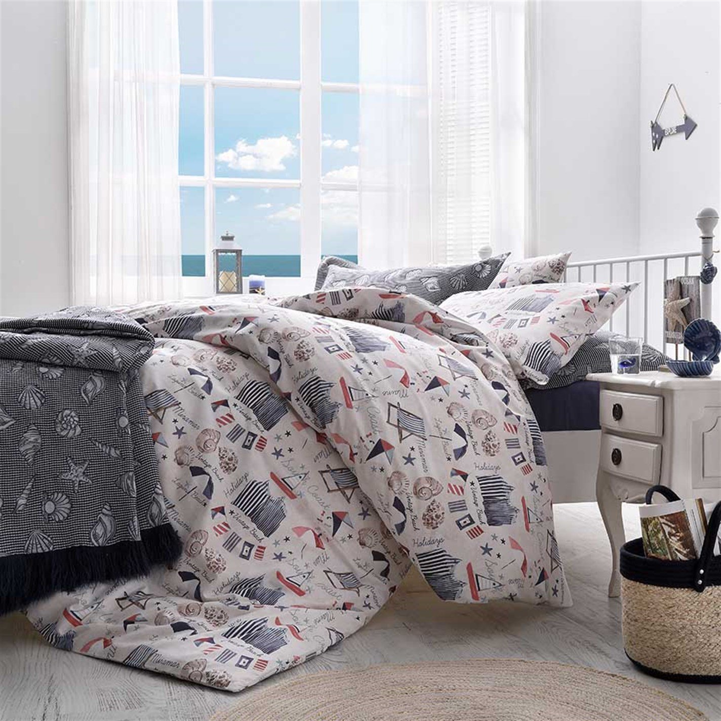 Plaja vintage  Pentru o persoana 160x220 cm Burgundia-gri