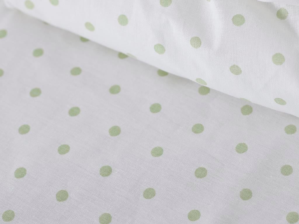 Polka Dot Nou Bumbac Dublu Cearșaf 240*260 Cm Verde