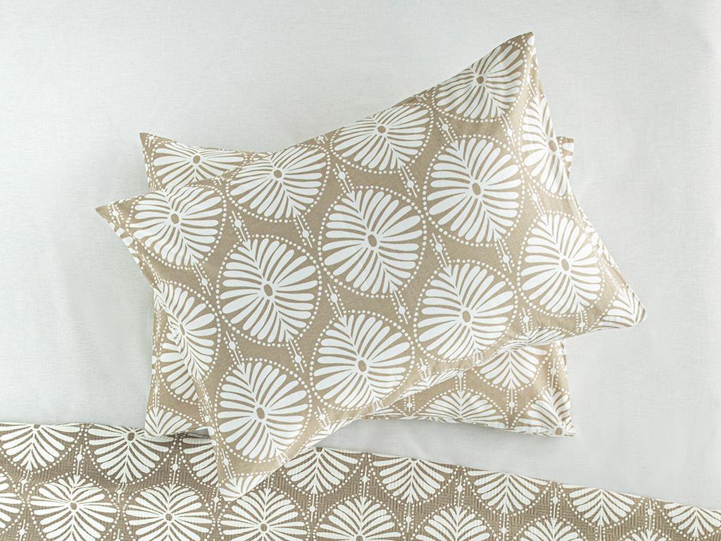 Polycircles Față De Pernă Set 2, Ușor De Calcat, 50*70 Cm, Gri Deschis