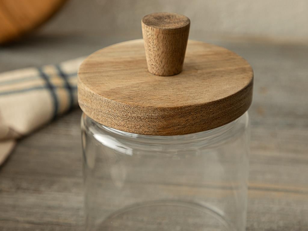 Primo Borosilicate Glass Jar 800 ml Transparent