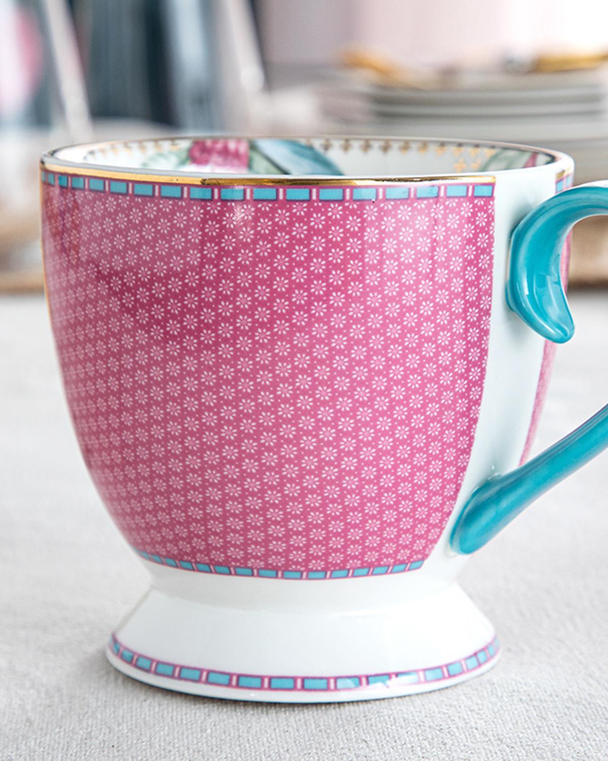 Protea New Bone China Mug 500 ml Pınk