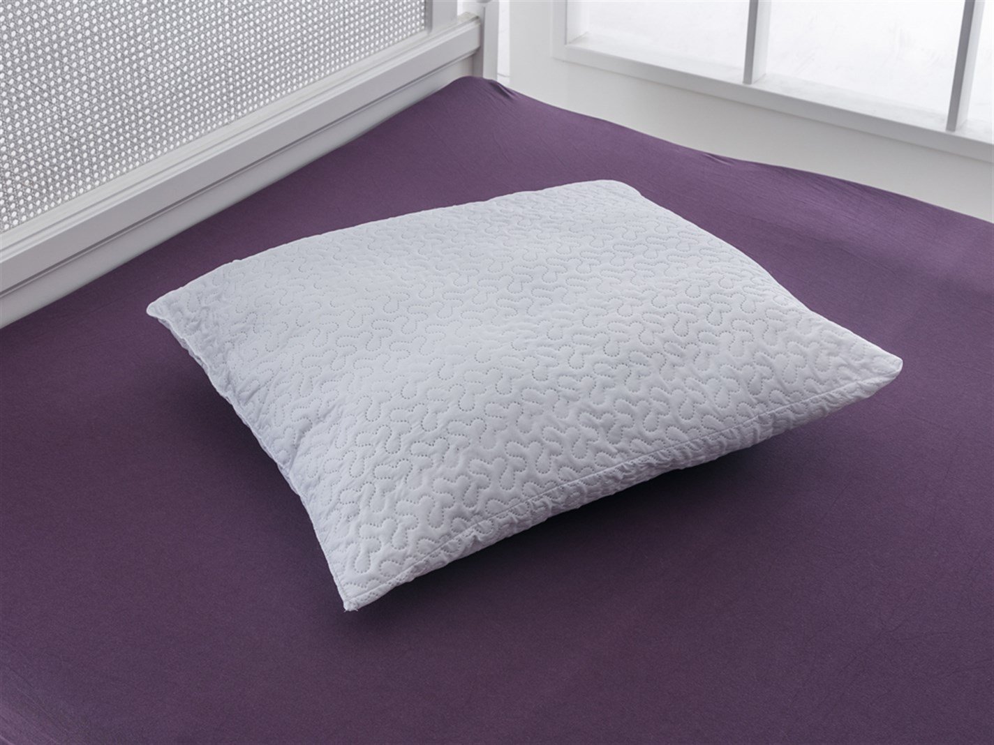 Puffin Matlasat  70x80 cm Alb