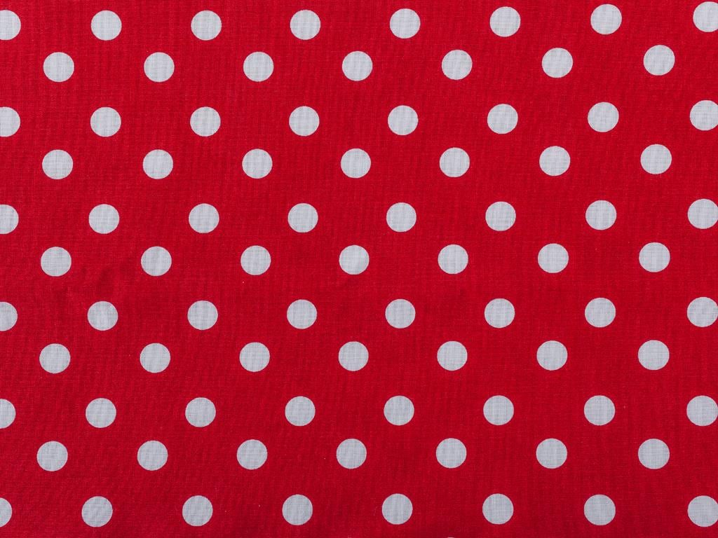 Puncte rustice Bumbac Dublu Cearșaf 240*260 Cm Roșu