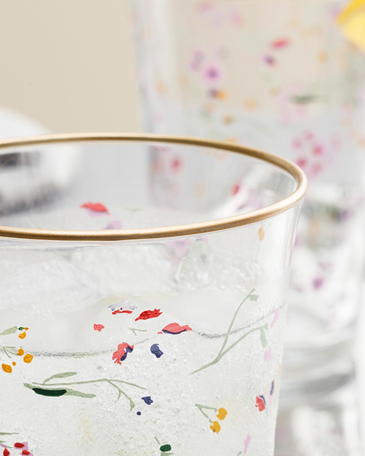 Simply Glass 3 pcs Juice Glass 290 ml Gold