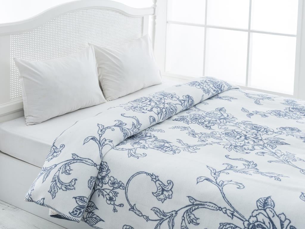 Rambler Rose Cottony Double Person  PĂTURĂ 200x220 cm Albastru Închis