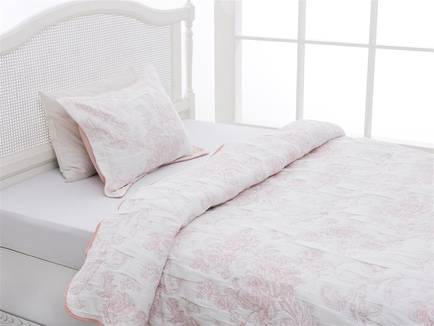 Rambler Rose Jacquard Pentru o persoana 180x240 cm Roz