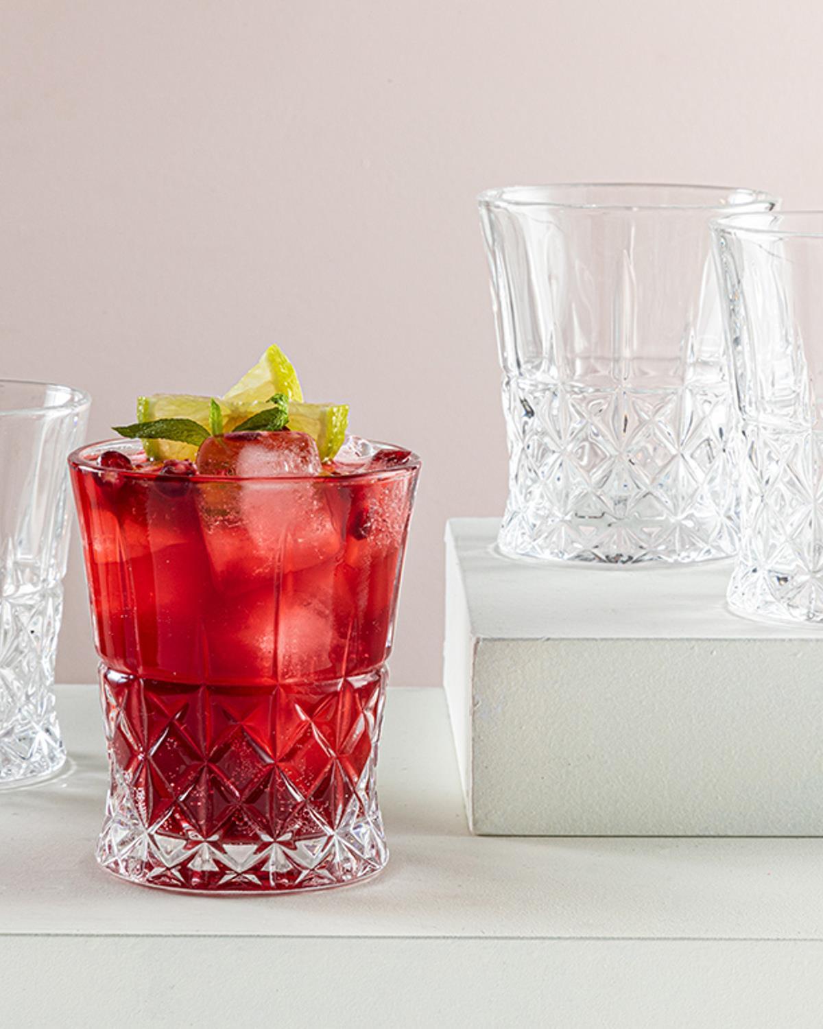 Rhode Sticlă Cu 4 Piese Pahar 260 ml Transparent
