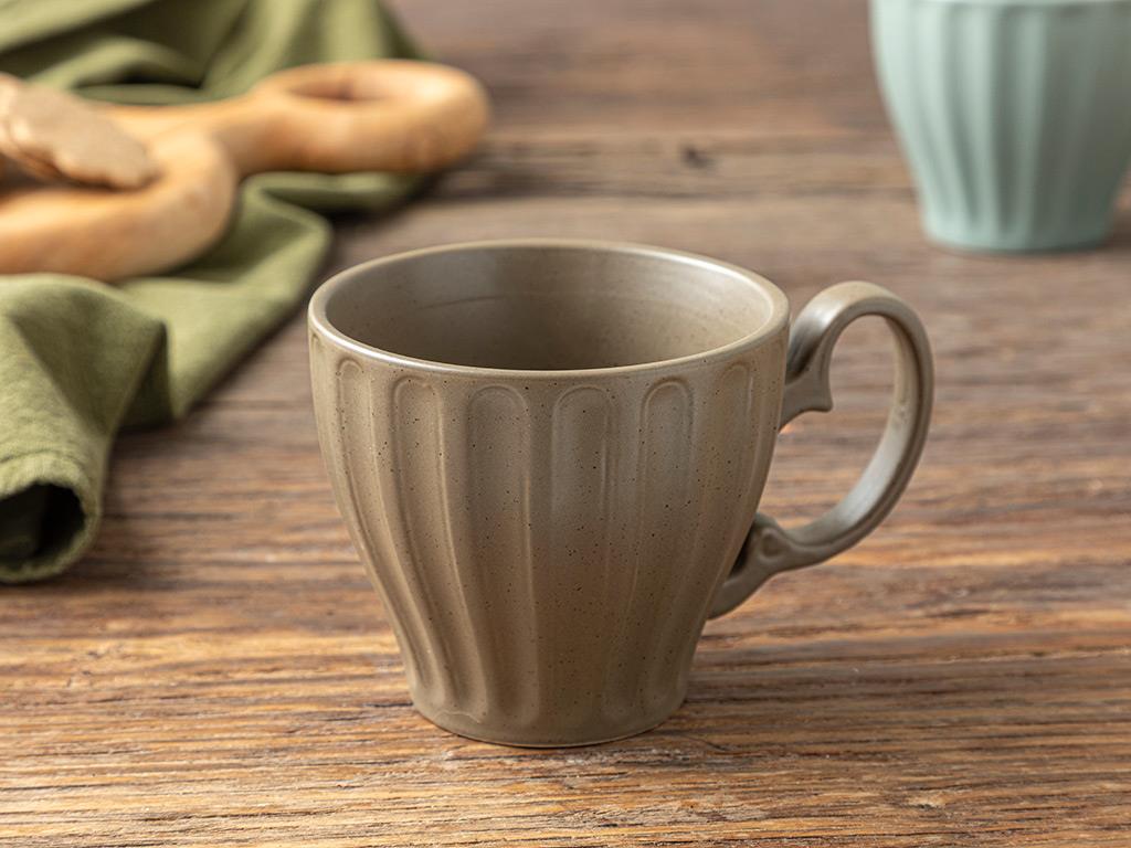 Rhoda Stoneware 2 Set Cup 350 ml Brown