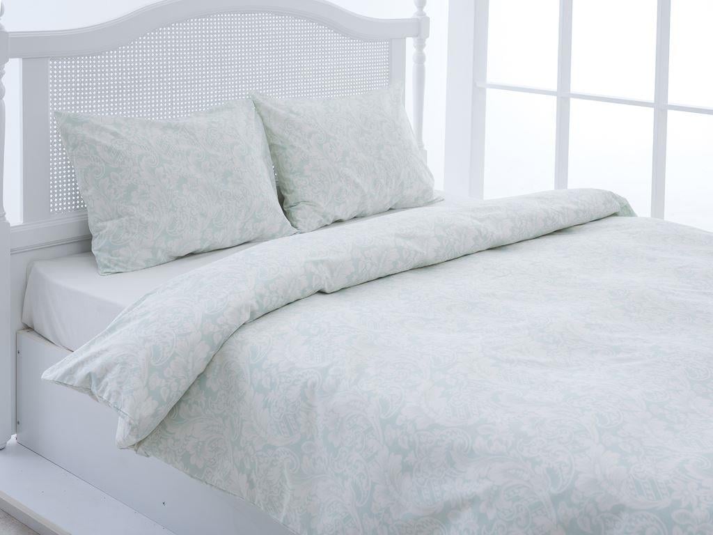 Romance rustice Bumbac For One Person  SET LENJERIE DE PAT 160x220 cm Seledon,