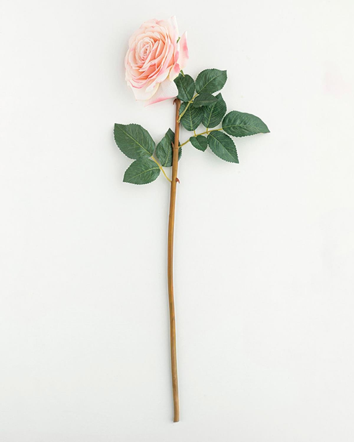 Rosalie Plastic Artificial Flower - One Pc 65 cm Light Pink,