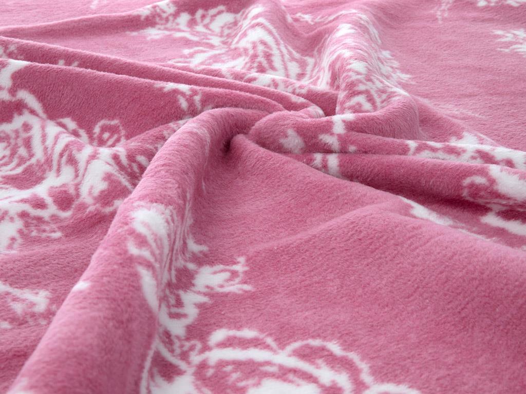 Rose Coquette Cottony Double Person  PĂTURĂ 200x220 cm Pink