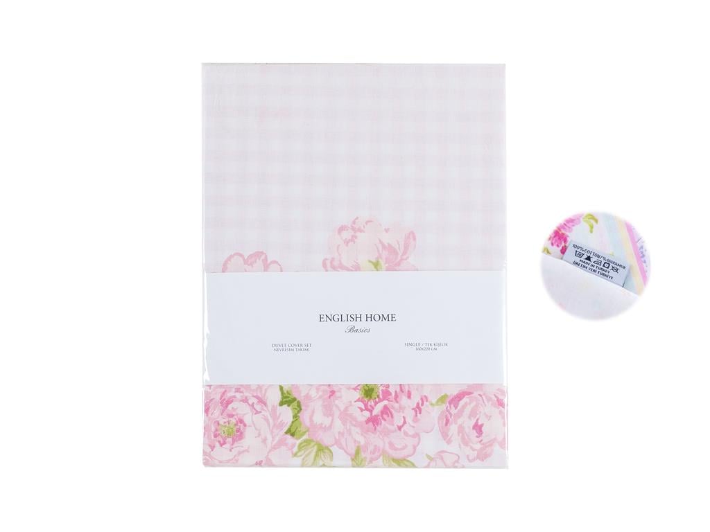Rosepatch Bumbac For One Person  SET LENJERIE DE PAT 160x220 cm Pink