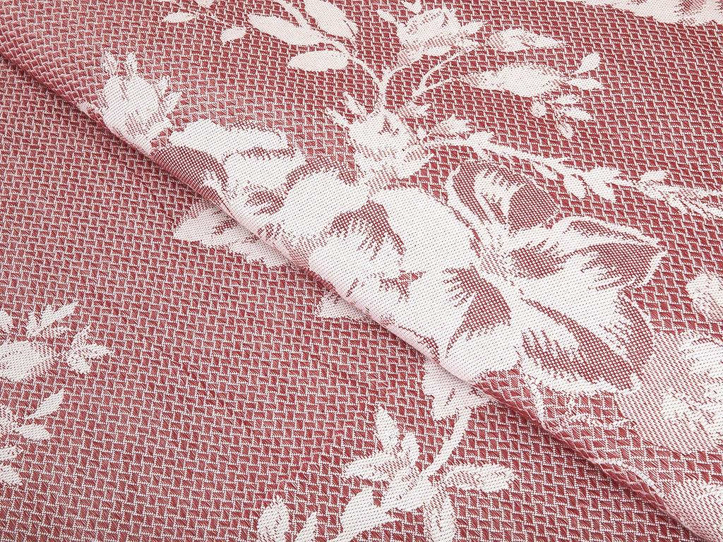 Ruby Rose Jacard Persoană Dublă Set Cuvertură De Pat 230*250 Cm Burgundia.