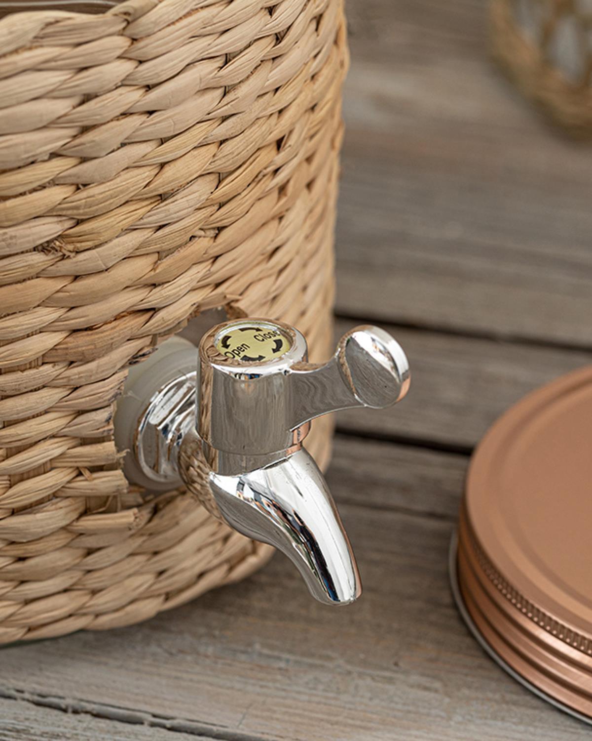 Samy Glass Beverage Holder 6000 ml Transparent