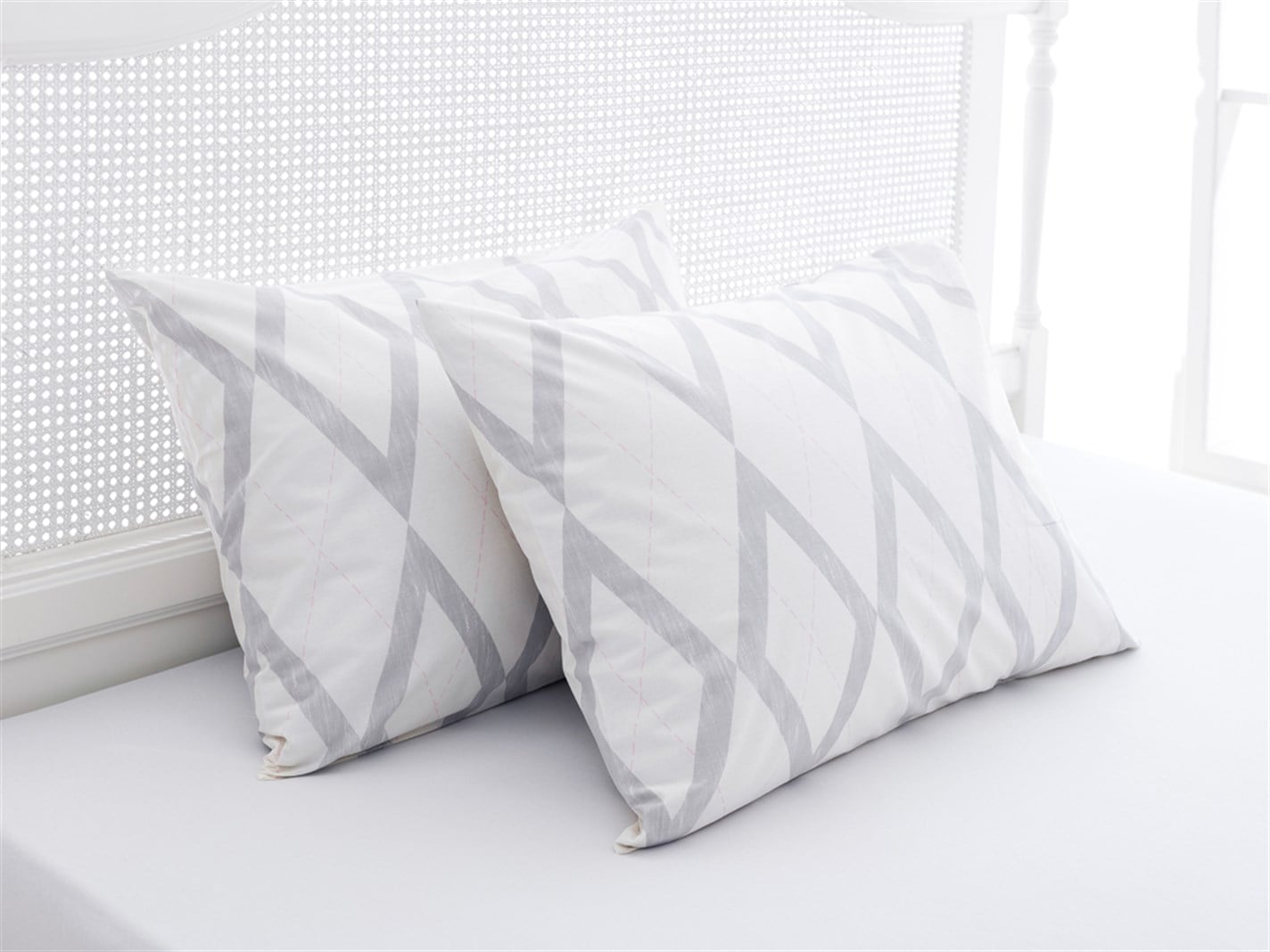 scandinav 57 Tel / 144 Numărul de fir 2 set 50x70 cm Roz