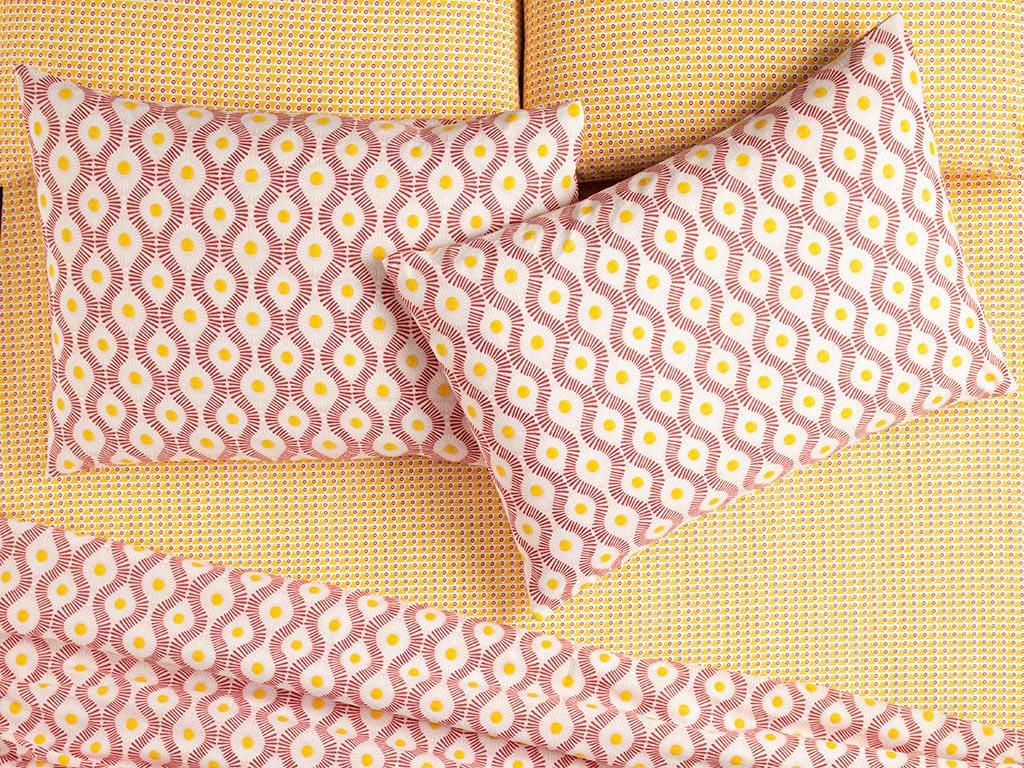 Sunny Side Easy Iron 2 Set Pillowcase 50x70 cm Pink