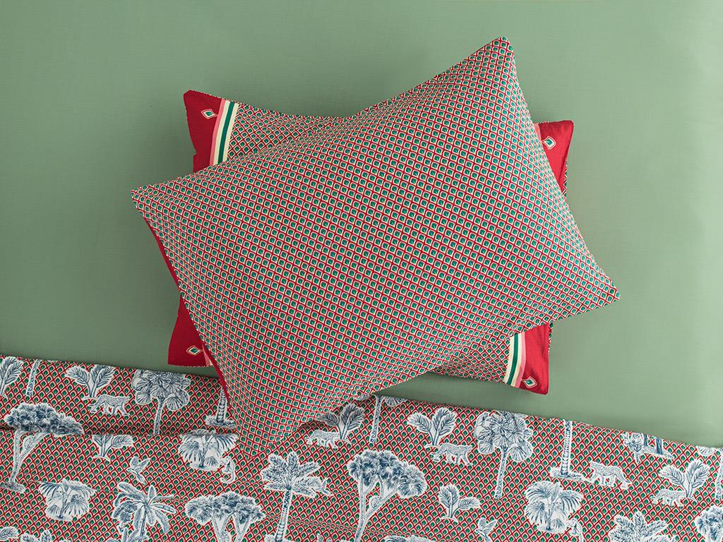 Set 2 fețe de pernă, Toile de Jouy, bumbac, 50x70 cm