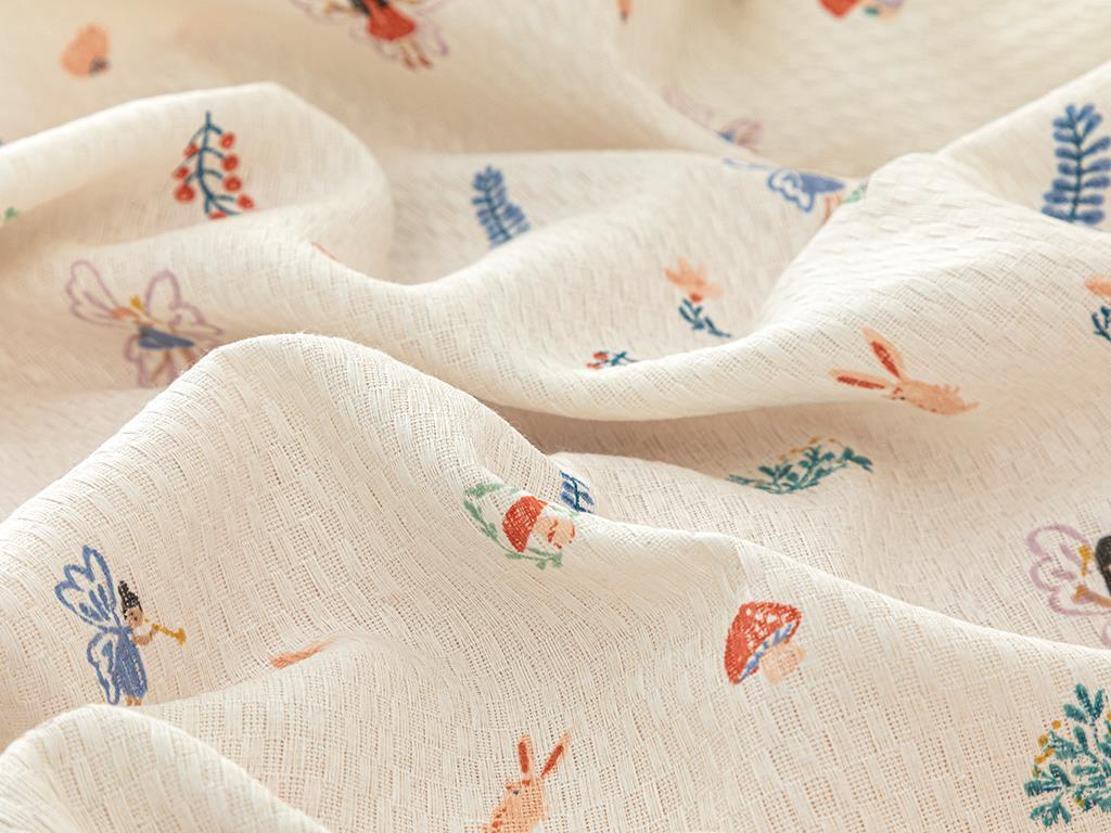 Fairy Printed Kids Summer Blanket 150x200 cm Lilac.