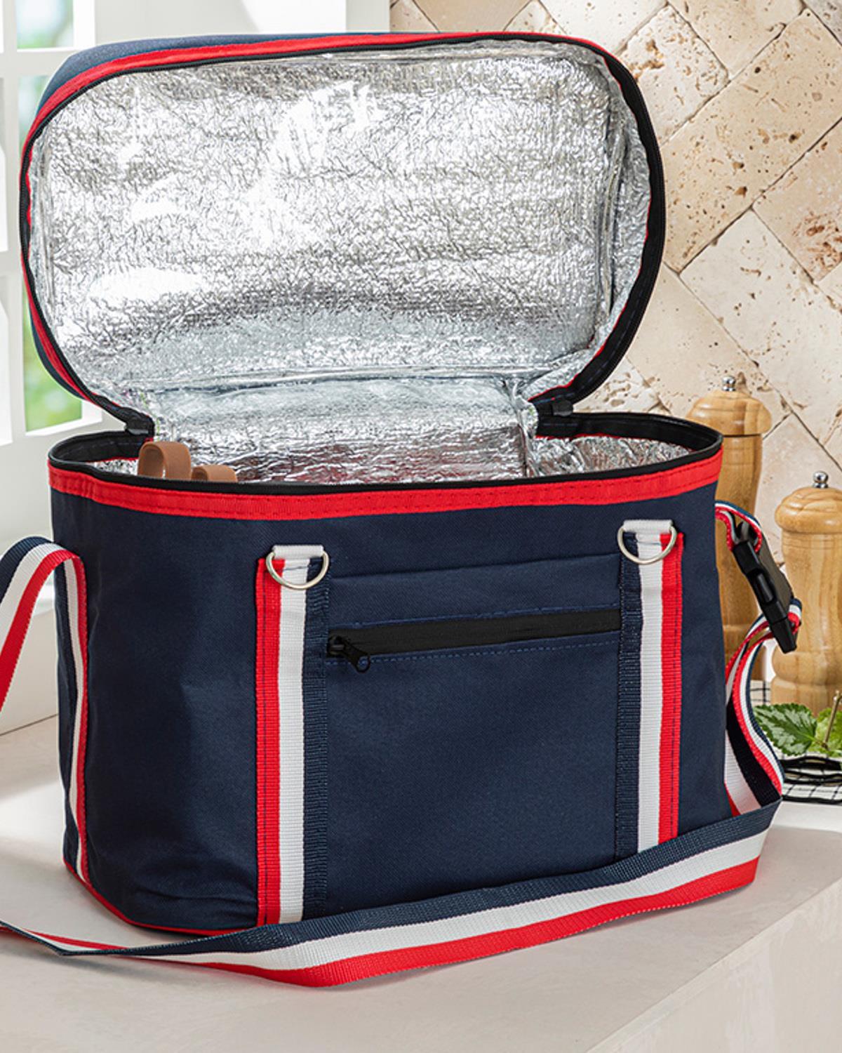 Set picnic, Bega, poliester, 35x20x32 cm, bleumarin