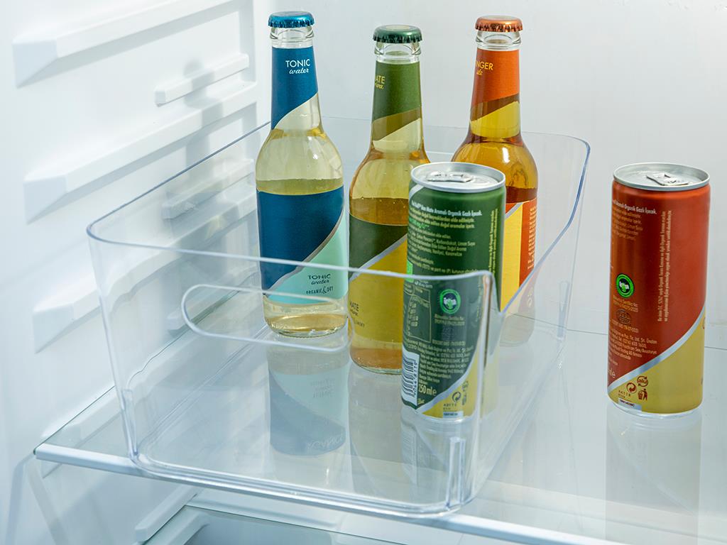 Simple Plastic Kitchen Organizer 7 L Transparent