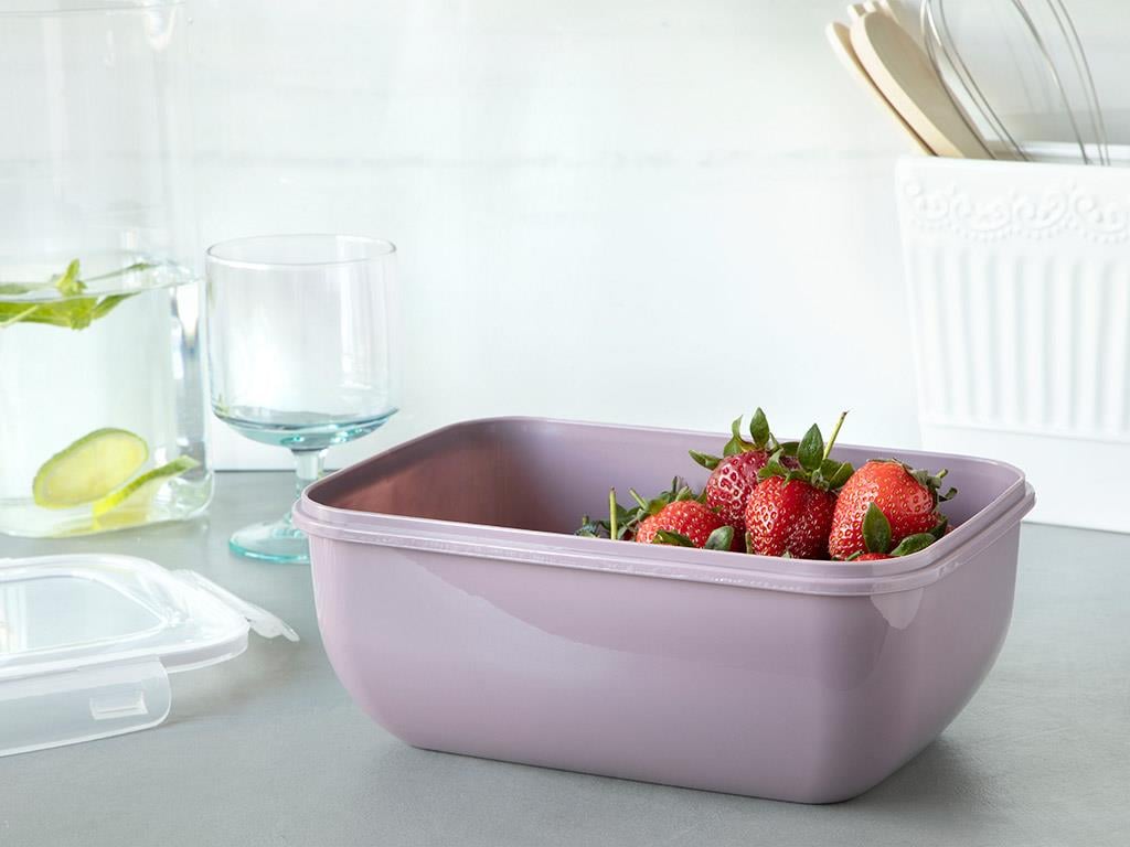 Stella Plastic Rectangular Cutie De Depozitare 2300 ml mov