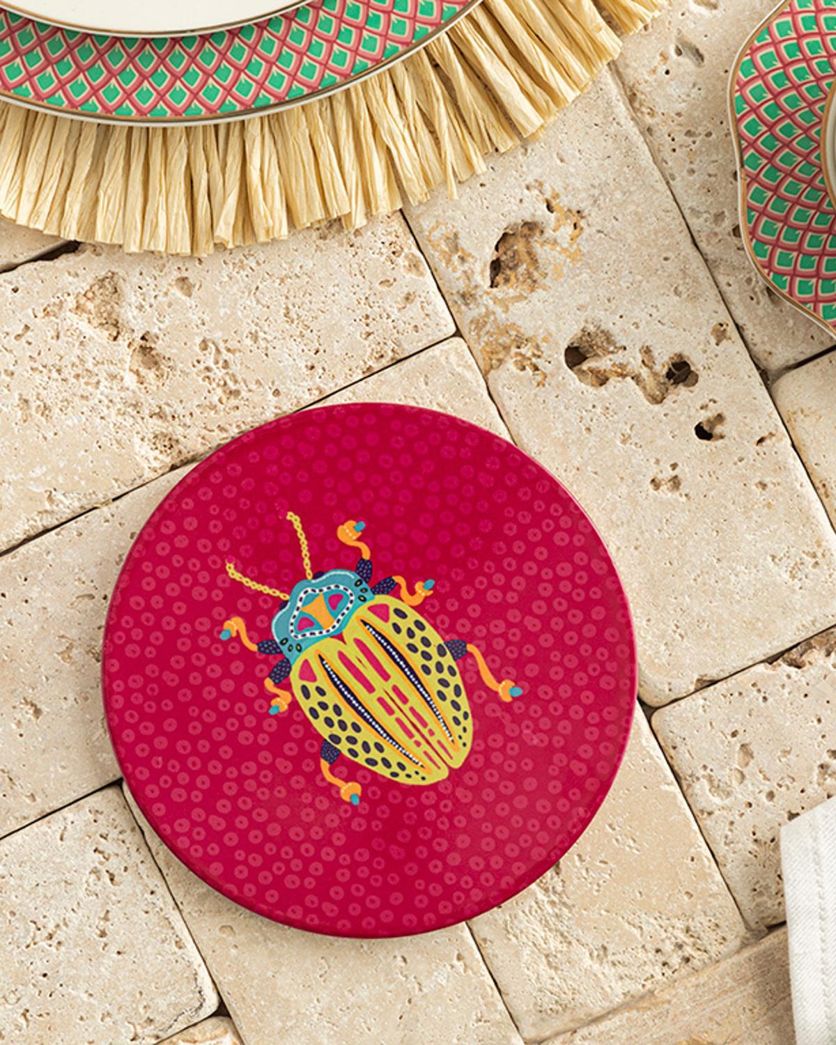 Exotic Bug Silicone Hot Mat 16 cm Purple