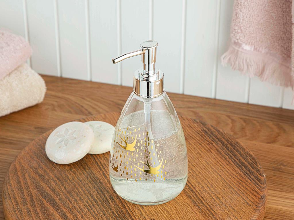 Swallow Liquid Soap Dispense 9x19 cm Gold