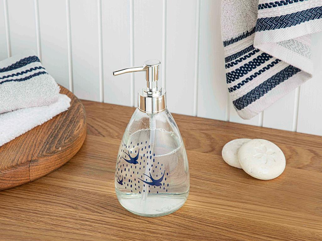 Swallow Liquid Soap Dispense 9x19 cm Dark Blue