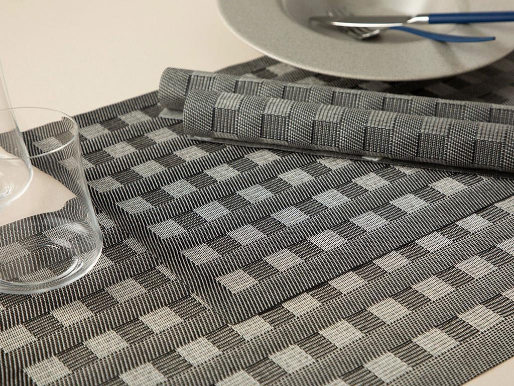 Sylvie PVC  Cu 4  TIȘLAIFĂR 30x45 cm Anthracite