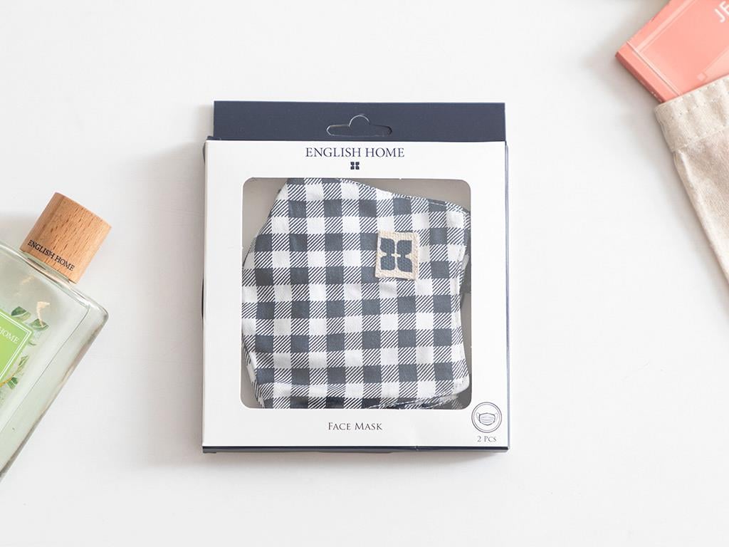 tartan Bumbac Kumaş  MASCĂ Dark Blue