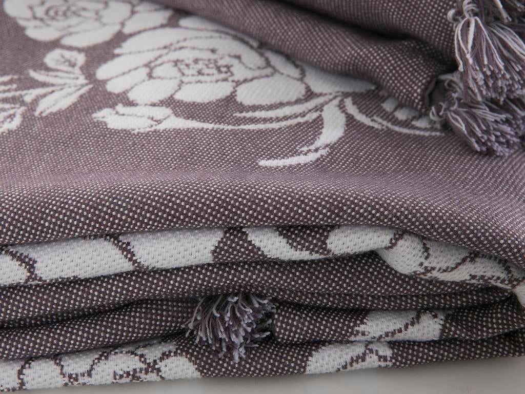 Tassle se ridică Acril Pentru o persoana  SET CUVERTURĂ DE PAT 160x240 cm Violet