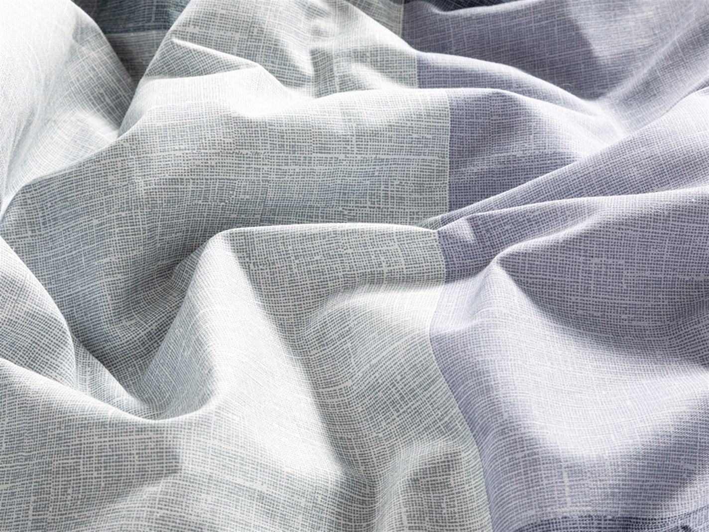 Textured Plaid 57 Tel / 144 Numărul de fir Super rege 260x220 cm Albastru