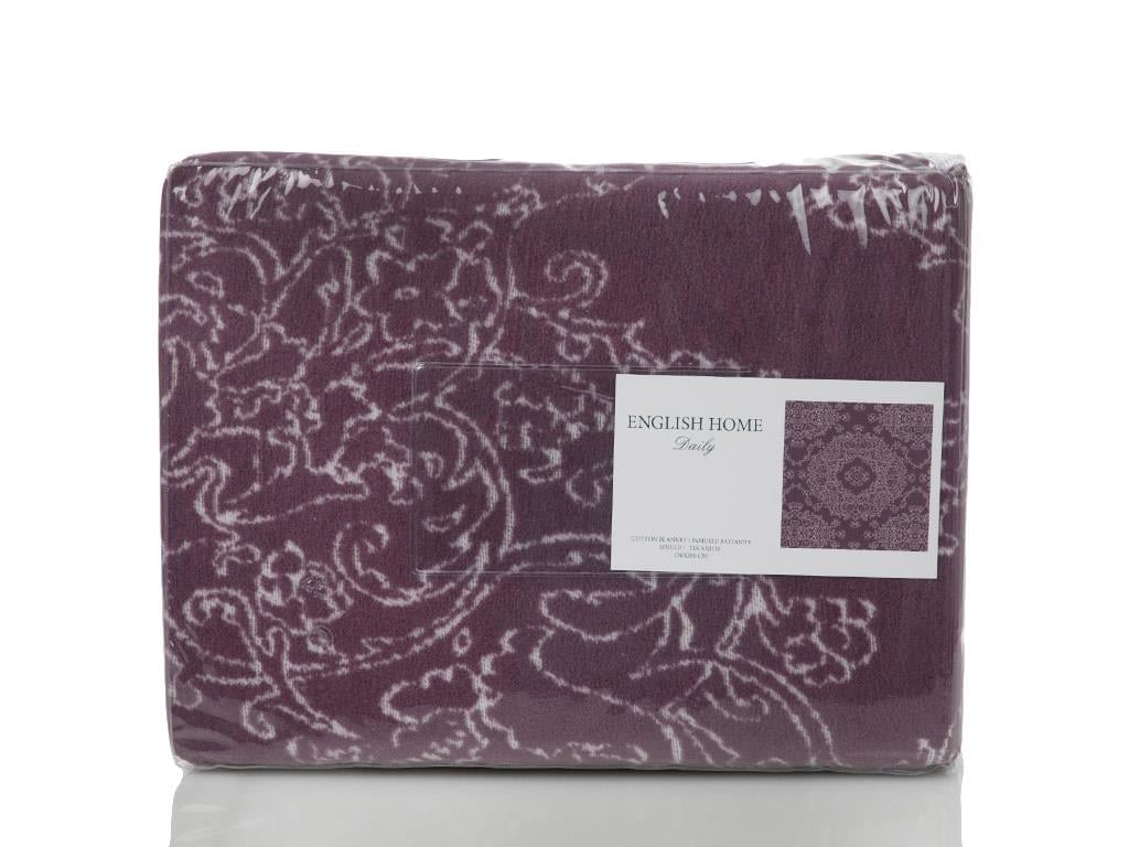 tiară  Relief Double Person  PĂTURĂ 200x220 cm Damson