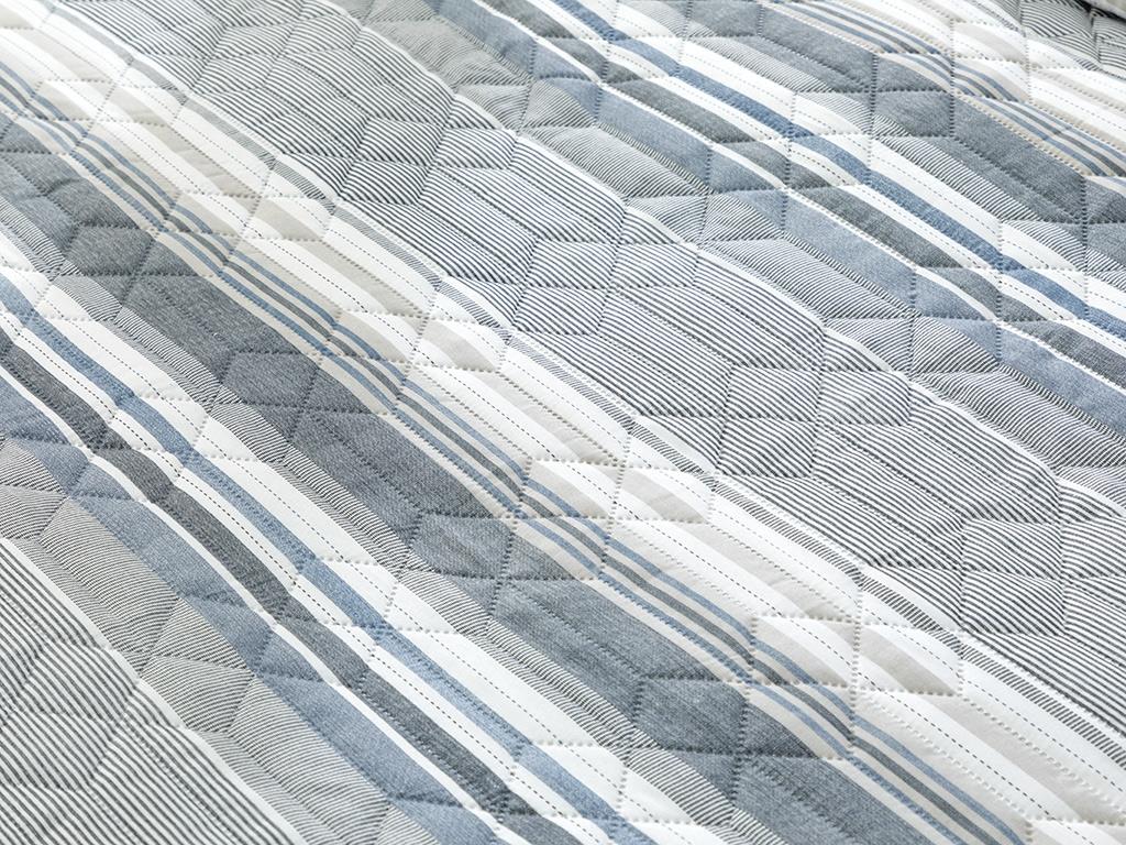 Timeless Stripe King Size Cuvertură Multifuncțională 240*220 Cm Albastru