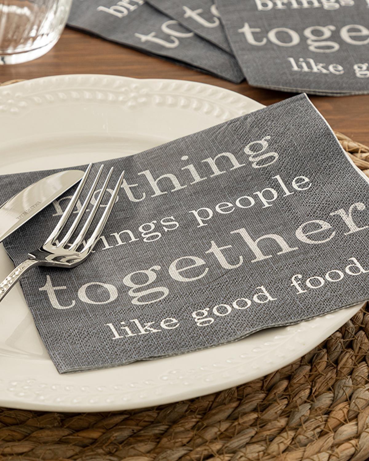 Together Paper Tissue Napkin 33x33 cm Dark Blue