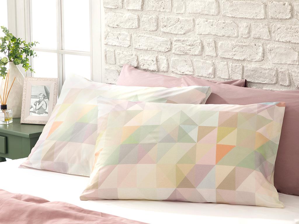 Traian, Cottony Set 2  FAȚĂ DE PERNĂ 50x70 cm Pink