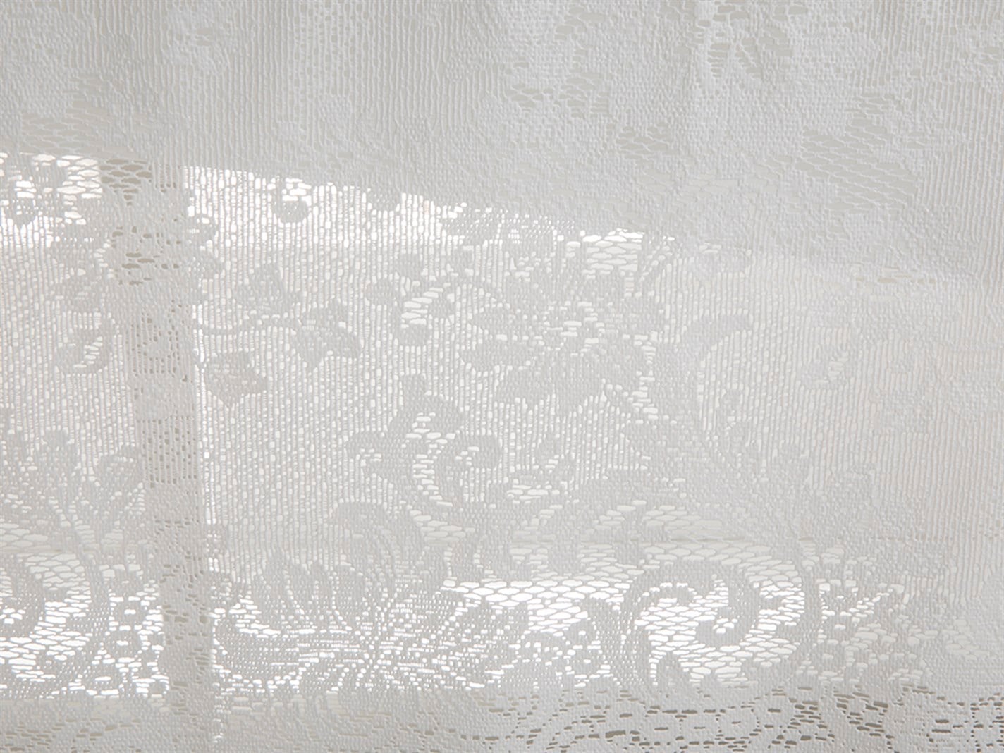 Trandafir mare Guipure  137x182 cm Alb