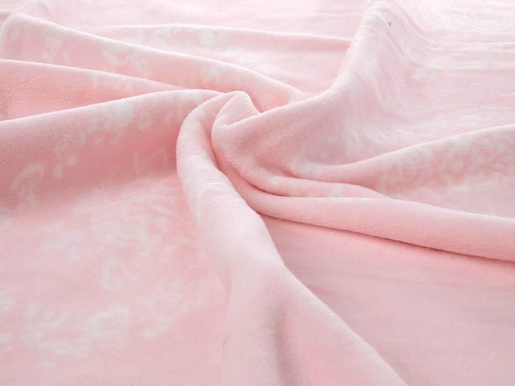 Trandafir pasiune Cottony Double Person  PĂTURĂ 200x220 cm Pink