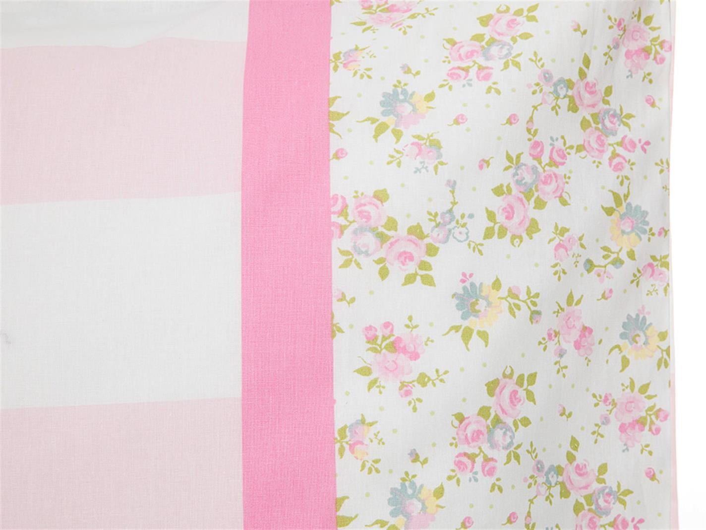 Trandafiri fanteziste Cottony Set 2  FAȚĂ DE PERNĂ 50x70 cm Pink