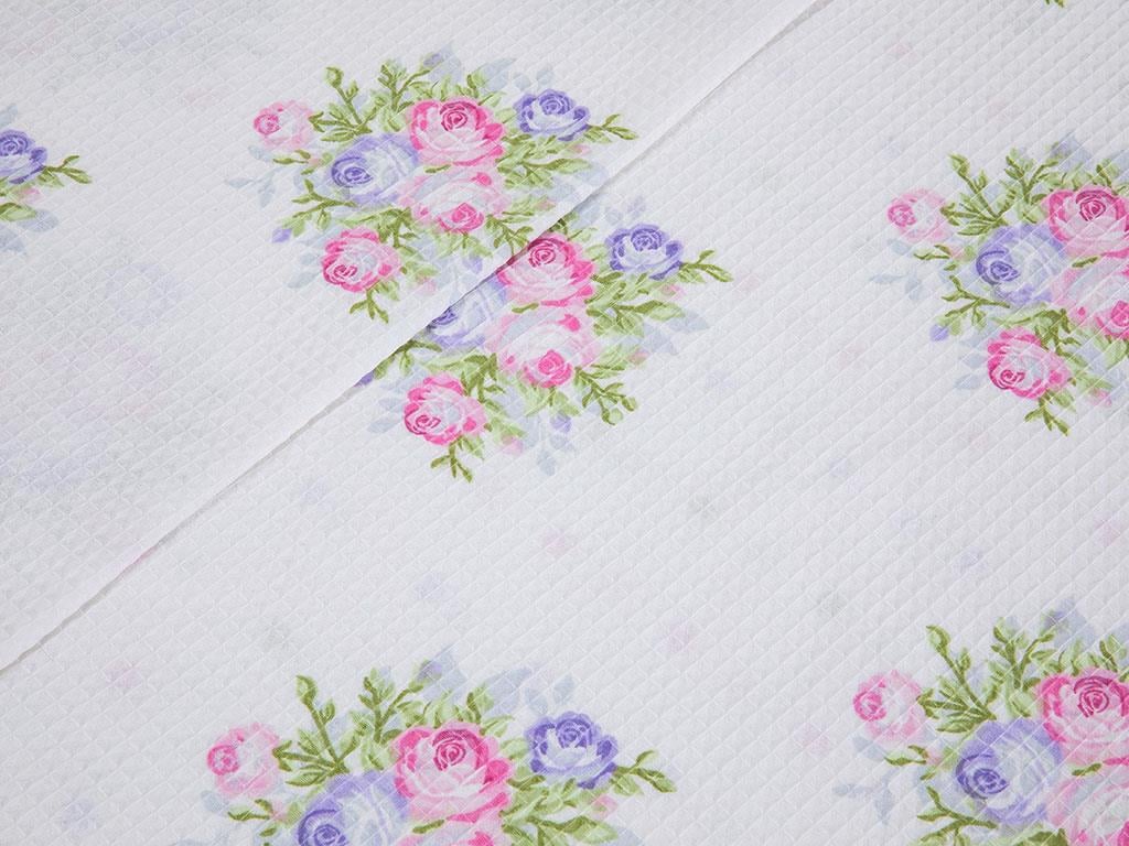 Trandafiri palizi  Cu imprimeu Pentru o persoana  SET CUVERTURĂ 150x220 cm Roz