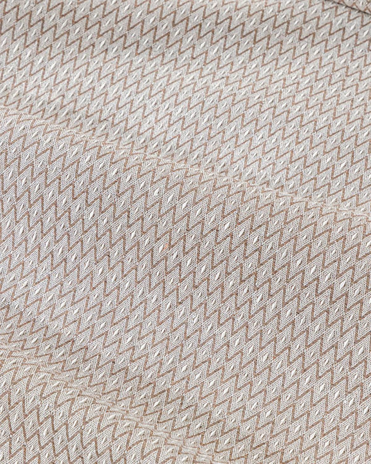 Trios  Ață vopsită Persoană dublă  CUVERTURĂ 200x220 cm Cappuccino