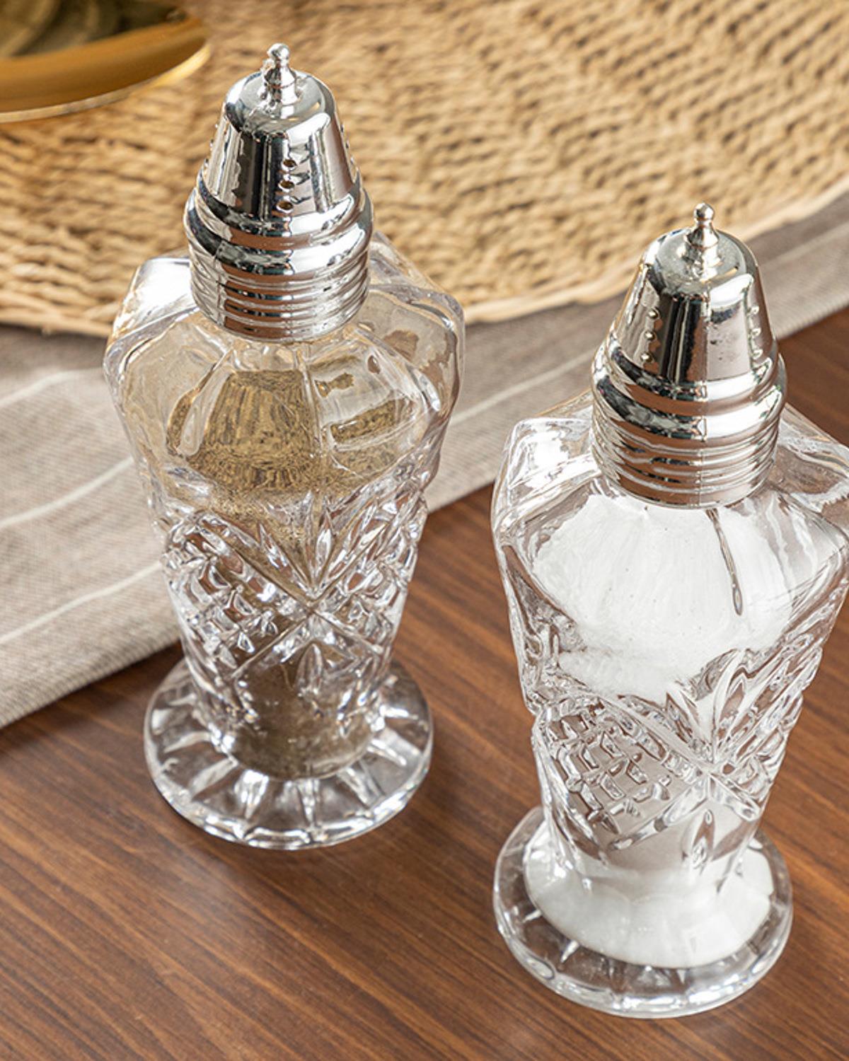 Trit Glass Salt And Pepper Shak 12 cm Transparent