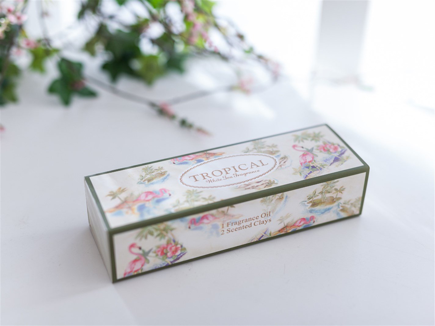 Tropical Parfumat 2 set 18,5x6,0x4,3 cm Portocale