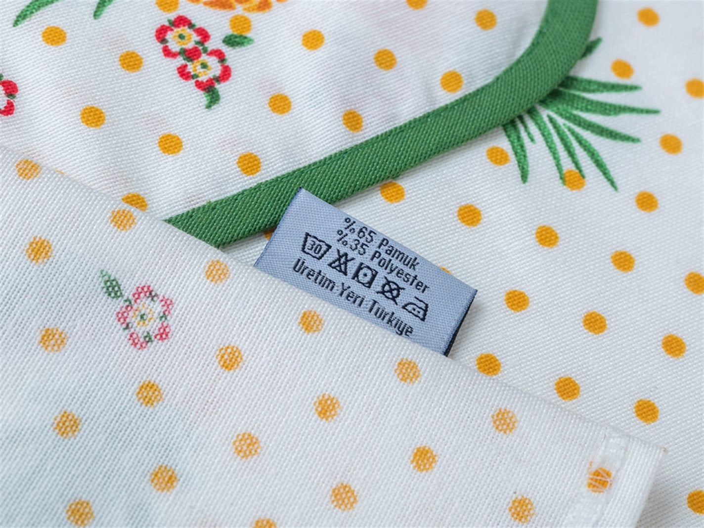 Vacanța Ananas Tipărit  57x47 cm Alb-galben