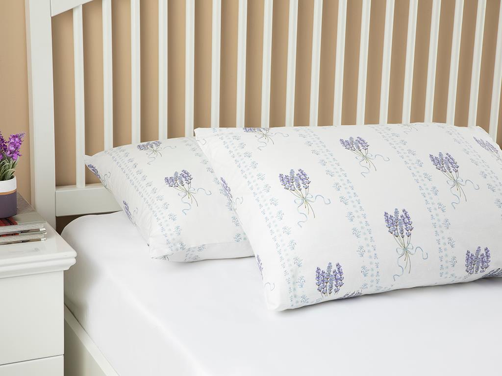 Vintage Lavender Cottony Set 2  FAȚĂ DE PERNĂ 50x70 cm Lavandă