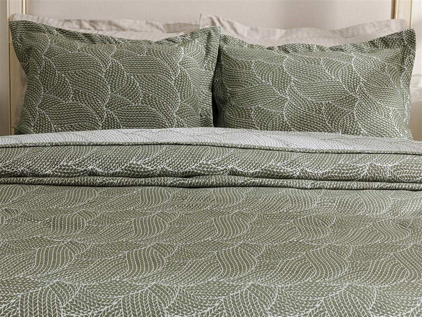 Wavy Bunch Jacquard Persoană dublă 240x250 cm Mint-lilac-roz
