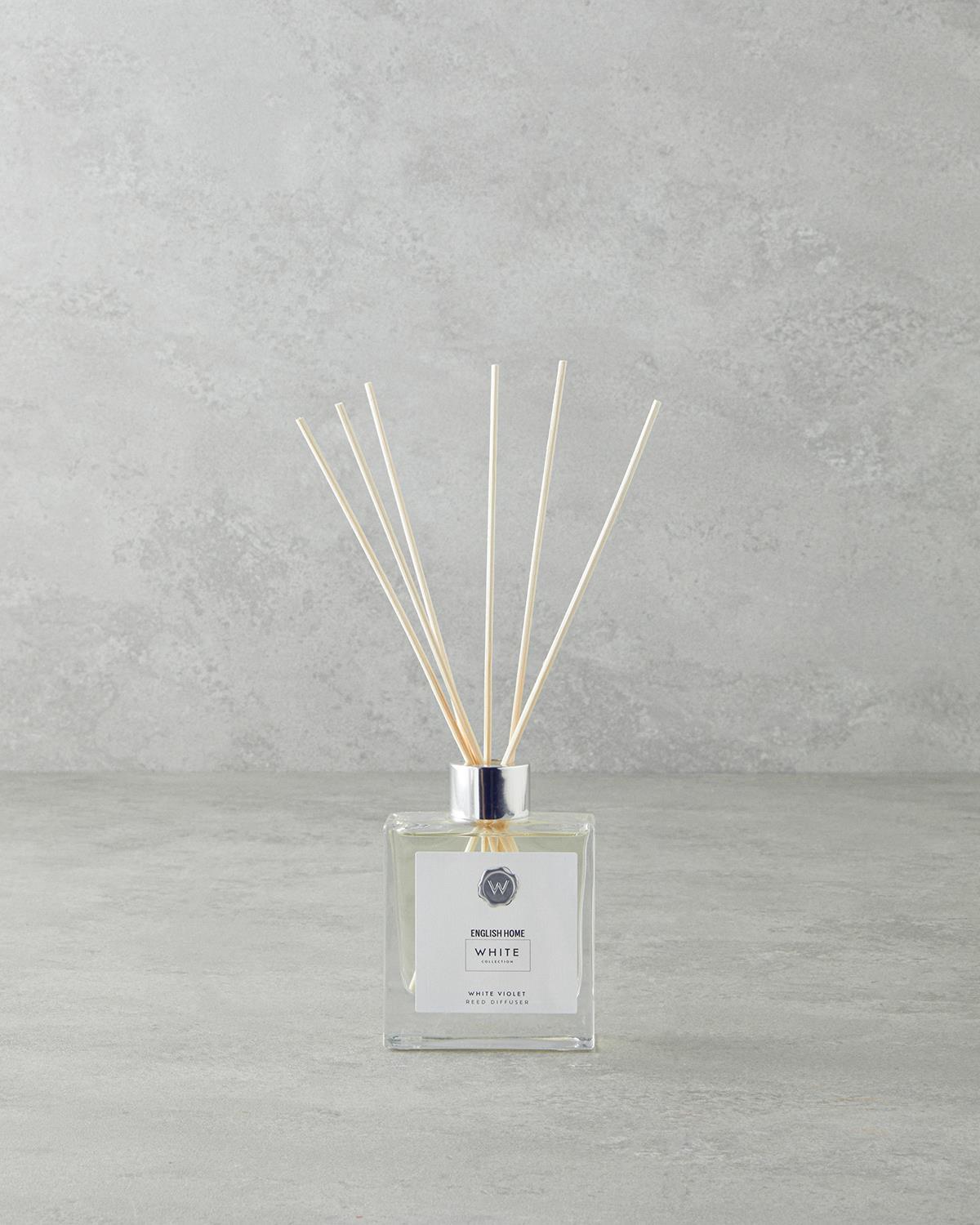 White violet Parfum De Cameră Cu Bețișoare 100 ml Alb